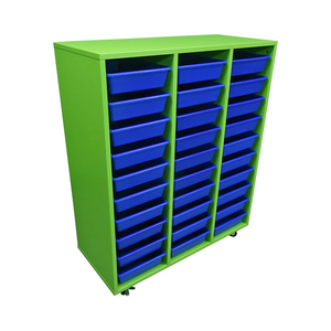 Tote Tray Classroom Storage Unit (3 bay) – Ideal for Classrooms