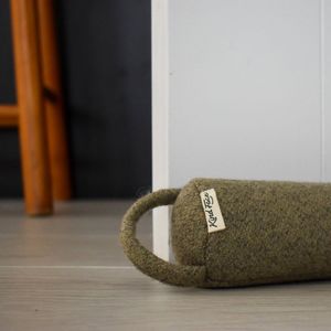Kind Face Felted NZ Wool Draught Stopper