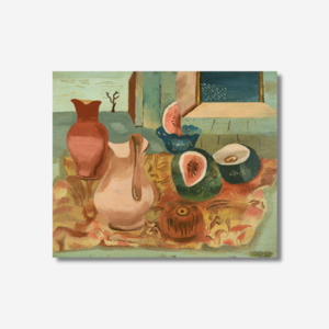 Te Papa - Frances Hodgkins Cut melons Art Print