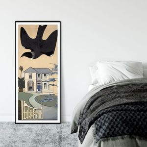 Te Papa - Don Binney Colonial Garden Bird Art Print