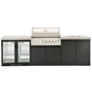 Crossray Outdoor Kitchen, double side cabinet with flat sintered stone benchtop &hellip;
