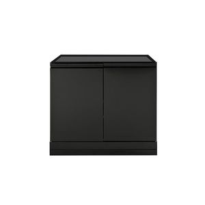 Crossray Double Side Cabinet (c/w 2 x doors). Zinc/Black powder coated steel wit&hellip;