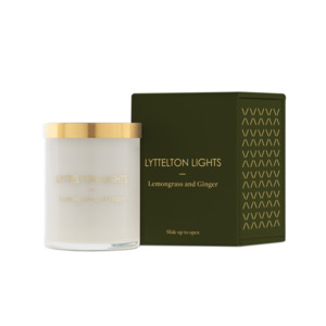 Lyttelton Lights - Small Candle - Lemongrass & Ginger