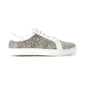 Shoes: Walnut - Amy Sneaker- Mini White Black Spot