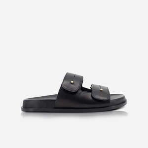 Shoes: Sol Sana - Versus Footbed - Black