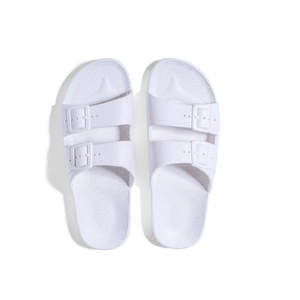 Shoes: Freedom Moses - Slides - White
