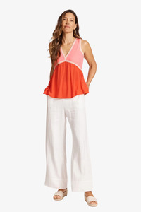 Eb & Ive - Alegria Spliced Tank - Cameo/Coral