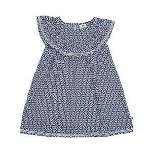 Hoot Kid: Hoot Kid - Happy Days Dress - Blue