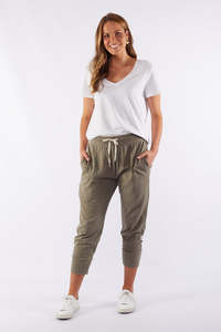 Elm Lifestyle: Elm - Fundamental Brunch Pant - Khaki