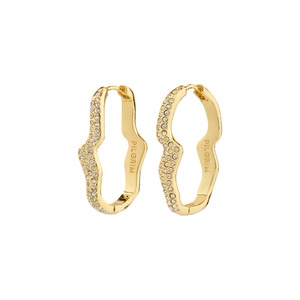 Accessories 1: Pilgrim - Connect Crystal Earrings - Gold