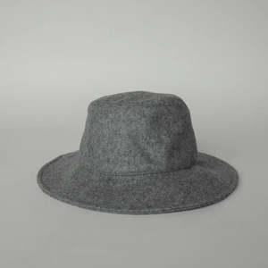 SOPHIE - Wool Bucket Hat - Grey Marle