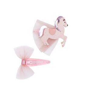 Billy Loves Audrey: Billy Loves Audrey - Carousel Pony Clip Duo