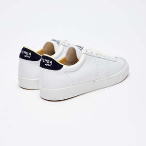 Superga - 2843 Club S Comfort Leather - Blue Navy/Beige