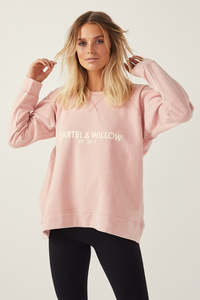 Cartel & Willow - Gigi Sweater - Pink Sandwash