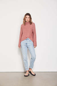 The Others: The Others - The High Rise Jean - Mid Blue