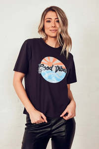 The Others: The Others - Vintage Tee - Vintage Black with Good Vibes