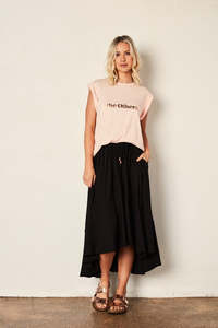 The Others - Muscle Tank - Soft Peach with Gold Foil