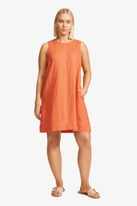 Skirts: Eb & Ive - Miramar Tank Dress - Coral