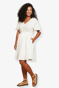 Skirts: Eb & Ive - Halcyon Tie Dress - Opal