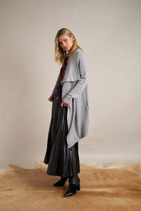 Gysette - Elina Waterfall Cardigan - Mist Grey