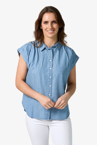 Stella Gemma: Stella + Gemma - Kelly Blouse - Light Wash