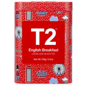 T2 Tea - English Breakfast Loose Leaf Icon Tin - 100g