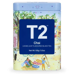 T2 Tea: T2 Tea - Chai Loose Leaf Icon Tin - 100g
