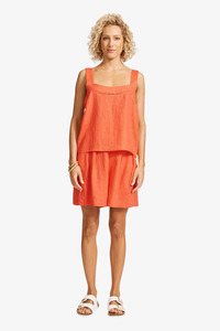 Tees Tanks: Eb & Ive - Miramar Tank - Coral