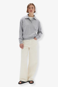 Sweatshirts Crews: Assembly Label - Odille Jersey Polo - Grey Marle