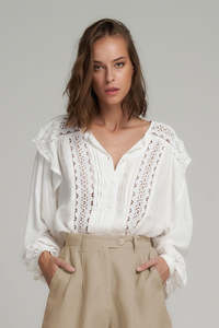 Lilya: Lilya - January Blouse - Ivory