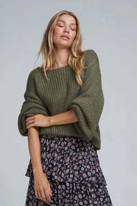 Lilya 1: Lilya - Ocean Knit - Olive