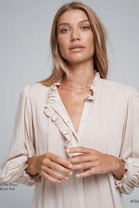 Lilya 1: Lilya - Ruffle Top - Blush Pink