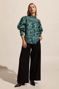 Zoe Kratzmann: Zoe Kratzmann - Horizon Top - Juniper Floral