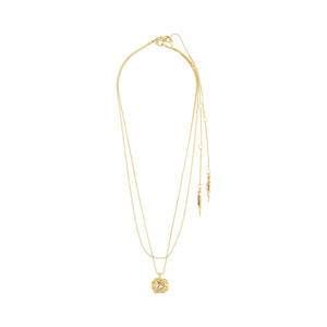 Gift Guide For Summer Vacay: Pilgrim - Feel Necklace 2 in 1 Set - Gold