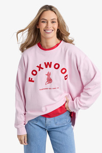 Foxwood - Effortless Contrast Crew - Pink