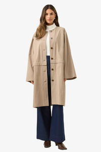 Isle of Mine - Farida Convertible Coat - Stone
