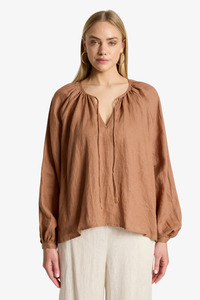 Eb Ive: Eb & Ive - Bajau Blouse - Clay