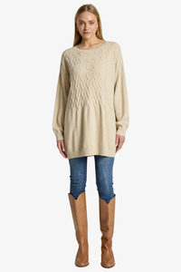 Knitwear 1: Eb & Ive - Samira Relaxed Knit - Bisque