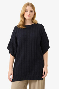 Isle Of Mine: Isle of Mine - Sadie Knit Top - Navy