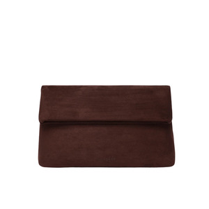 Louenhide - Luka Suedette Clutch - Chocolate