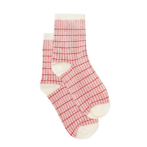 Accessories 1: Antler - Grid Sock - Berry