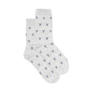 Accessories 1: Antler - Silver Bow Sock