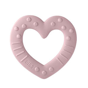 Baby: BIBS - Baby Bitie Heart - Pink Plum
