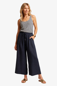 Pants Jumpsuits: Eb & Ive - Cove Relaxed Pant - Indigo