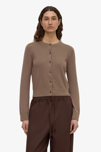 Assembly Label - Orina Cotton Cashmere Cardigan - Dark Sand