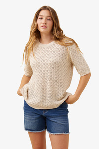 Isle of Mine - Mia Knit Tshirt - Canvas