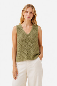 Isle of Mine -  Mia Knit Top - Sage