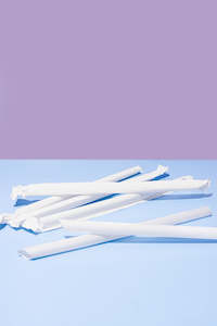 Fruit Tea: 10 Biodegradable Plastic Straws