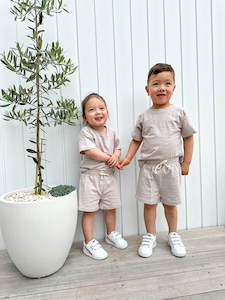 Organic Cotton Jersey Summer Set | Silver Fern