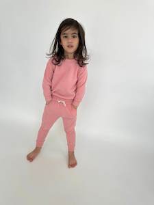 Frontpage: Organic Cotton French Terry Set | Fairy Floss Pink